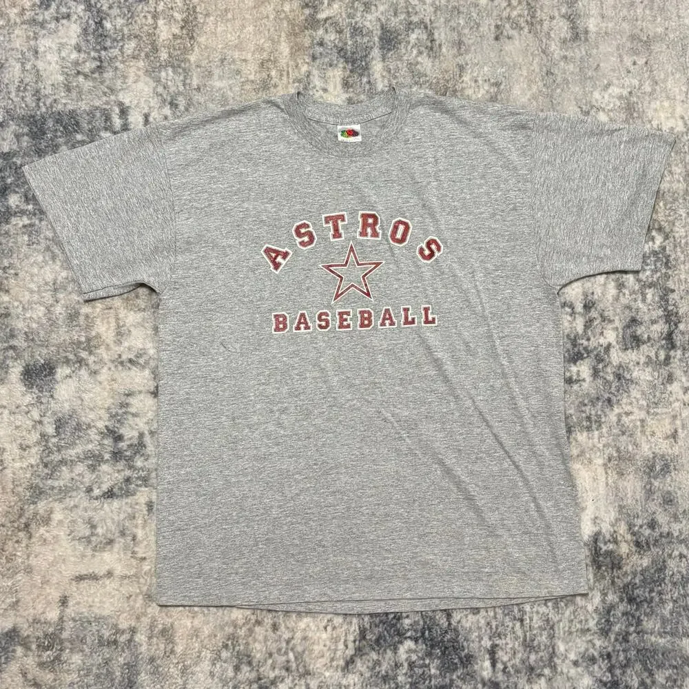Vintage Houston Astros Baseball Fruit of the Loom Tee XL